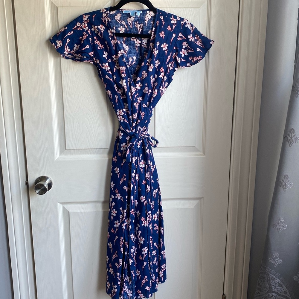 Draper James Floral Wrap Dress